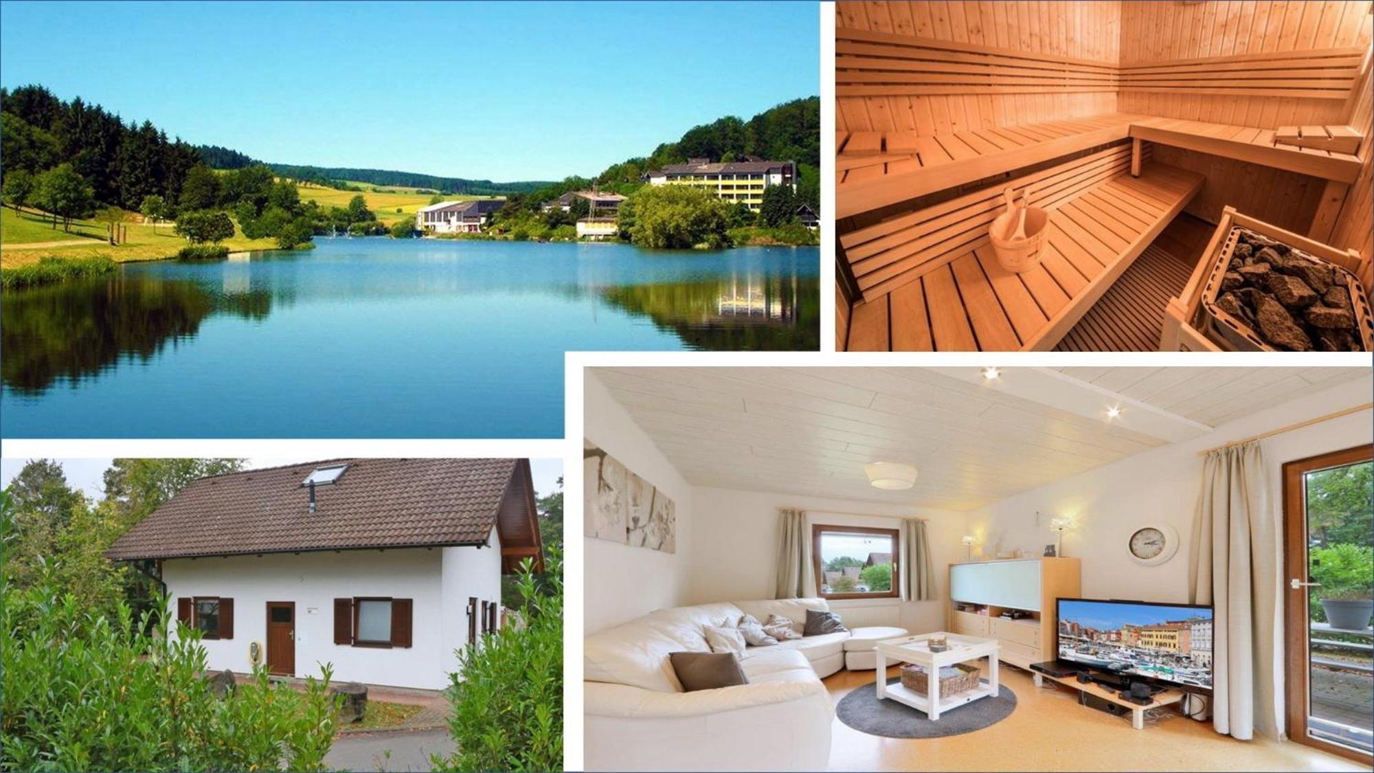 Ferienhaus Anne Mit Sauna, See, Wald Und Ruhe 基希海姆 外观 照片